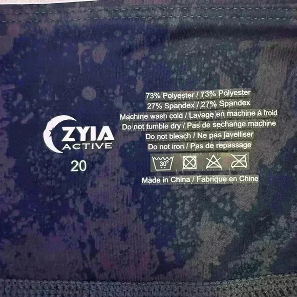 ZYIA active, women’s capri leggings with pockets, size 20 - Picture 4 of 6